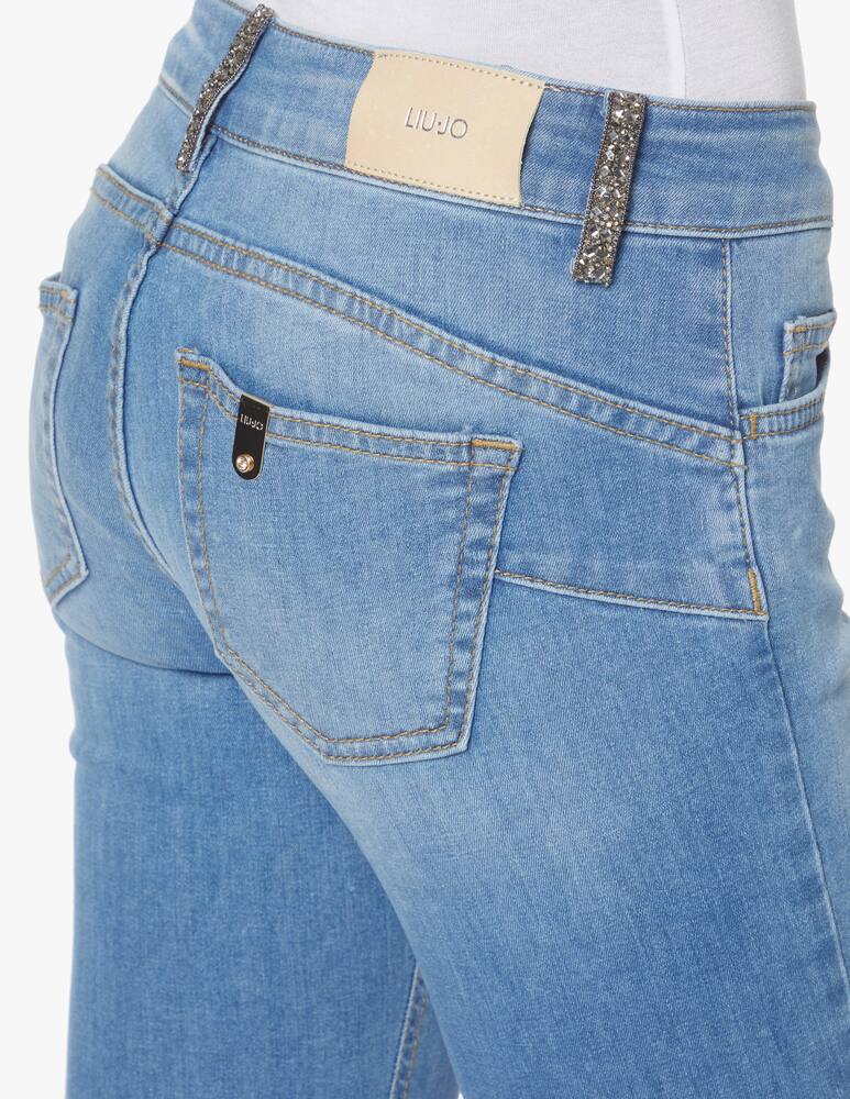 Liu Jo Mid rise fly tromb jeans - light blue - picture 4 Liu Jo Mid rise fly tromb jeans - light blue - picture 4