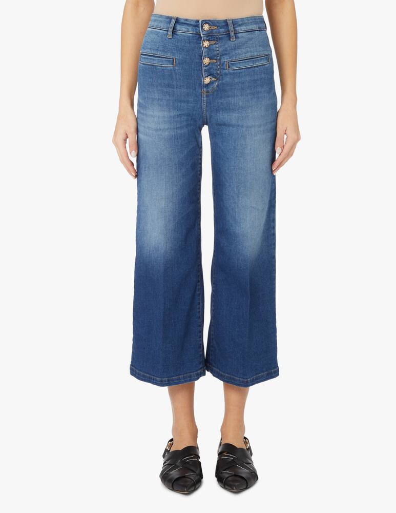 rinascente Liu Jo High rise wide leg jeans - blue