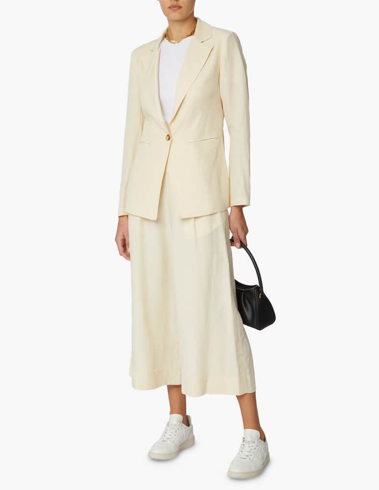 rinascente Liu Jo Blazer in misto lino - bianco