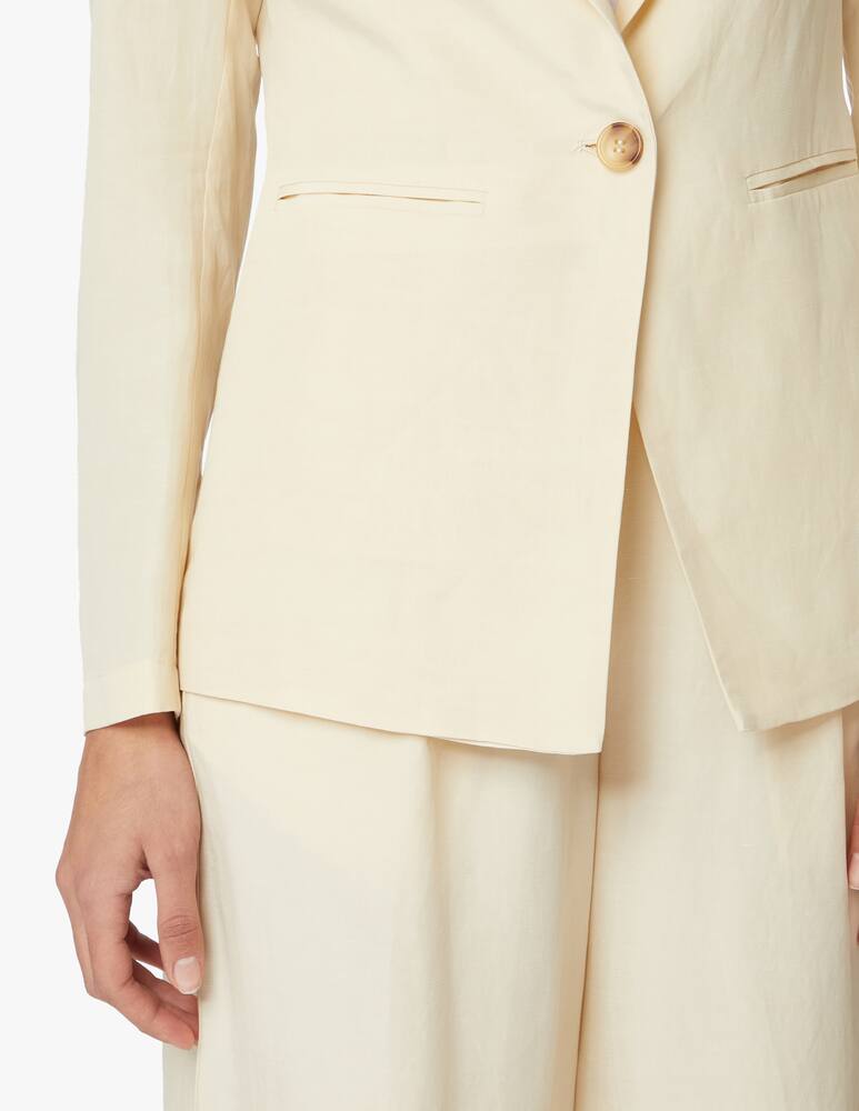 rinascente Liu Jo Blazer in misto lino - bianco