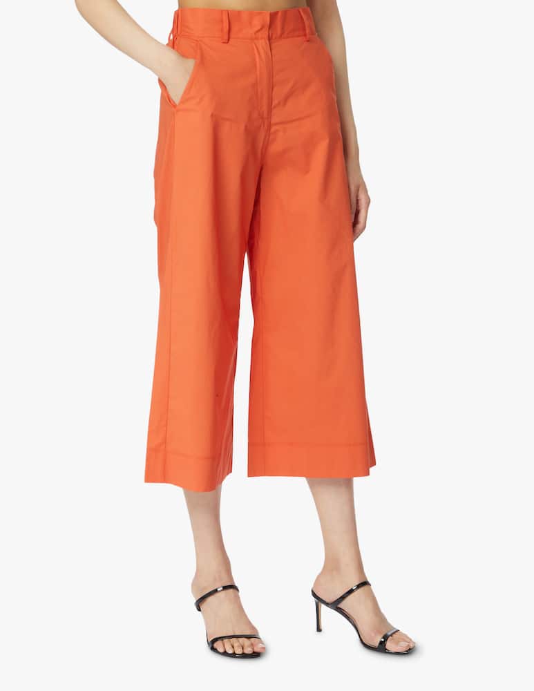 rinascente Liu Jo Cotton palazzo trousers - orange