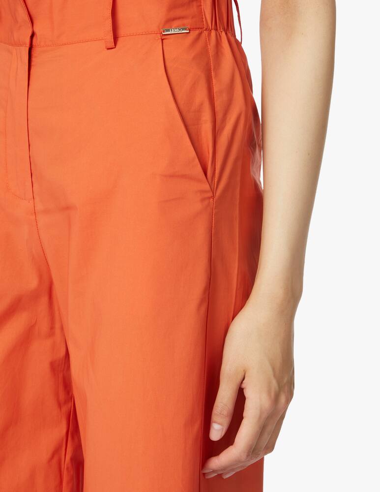 rinascente Liu Jo Cotton palazzo trousers - orange