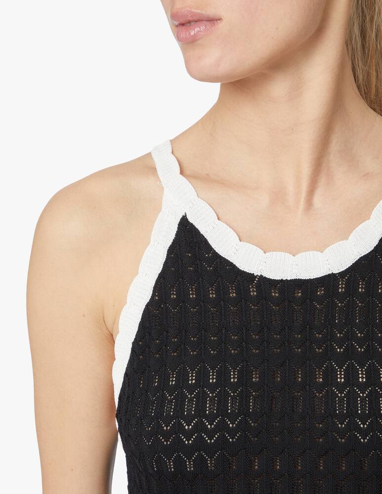 Liu Jo Vestito corto senza manica - nero - immagine 4