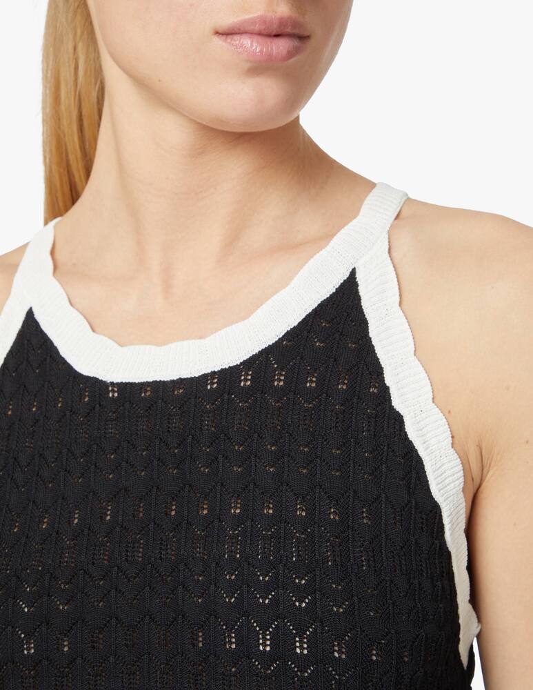 rinascente Liu Jo Top senza maniche in misto viscosa - nero