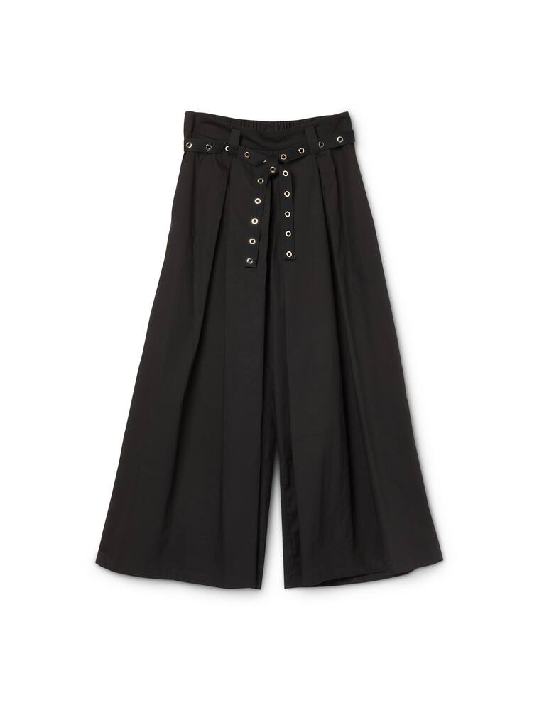 rinascente Liu Jo Pantalone ampio in cotone - nero