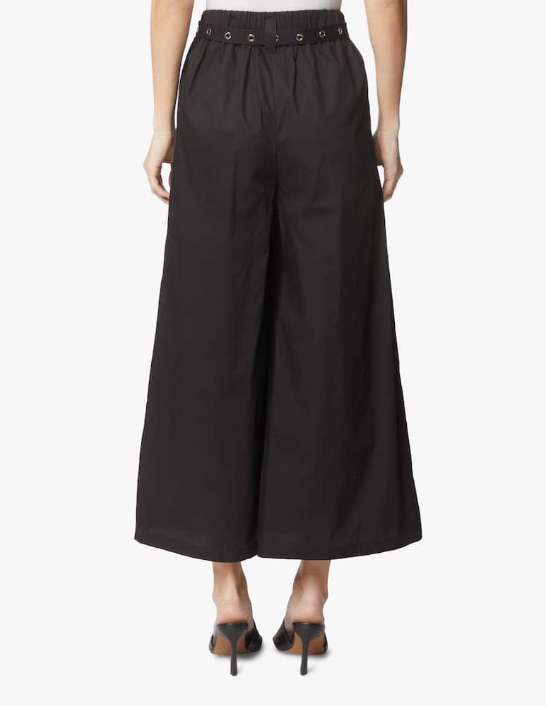 rinascente Liu Jo Pantalone ampio in cotone - nero