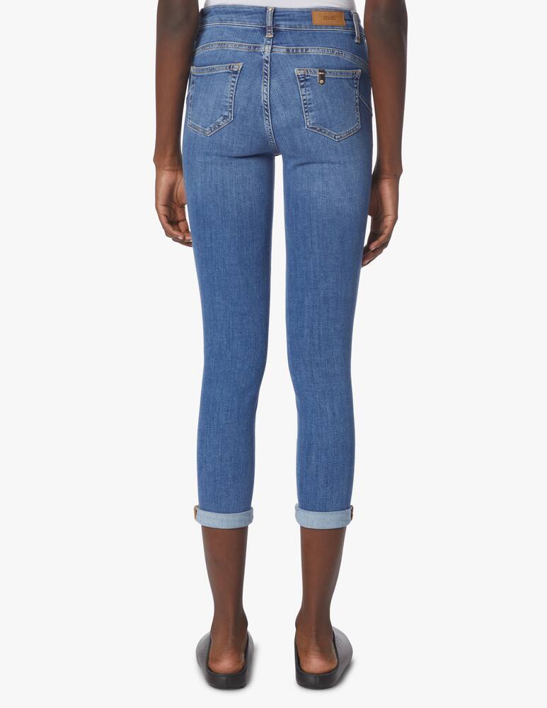 rinascente Liu Jo Monroe mid rise skinny jeans - blue