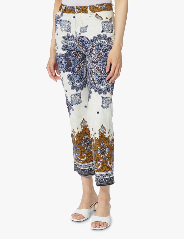 rinascente Liu Jo Pantaloni a gamba dritta stampa paisley - multicolor