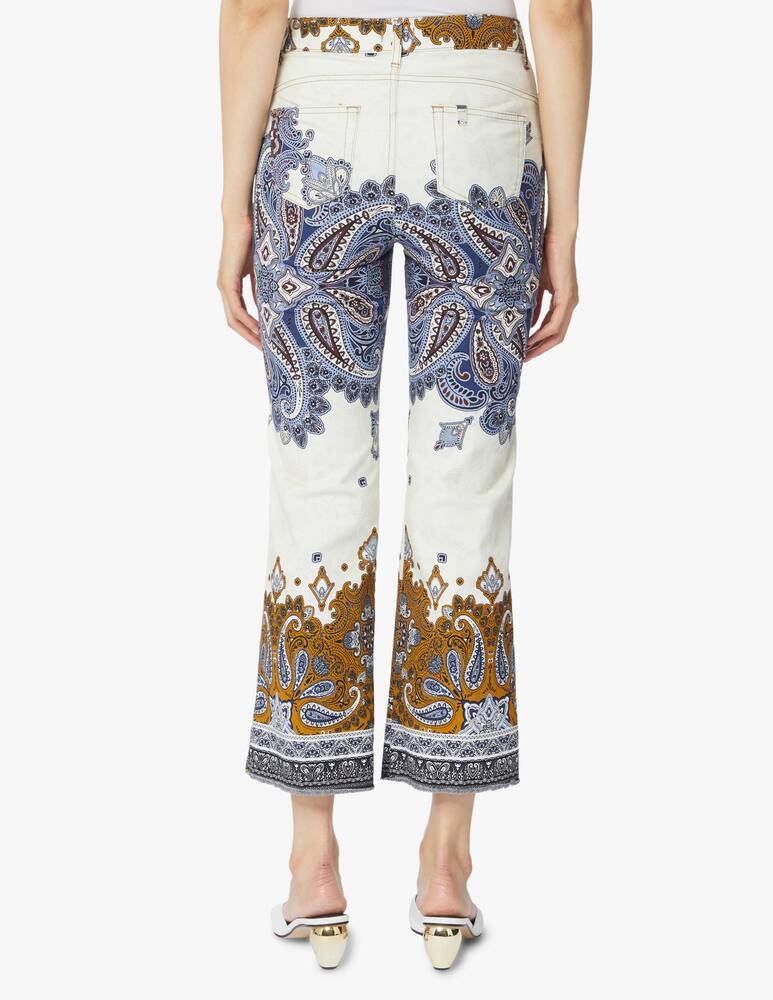 rinascente Liu Jo Pantaloni a gamba dritta stampa paisley - multicolor