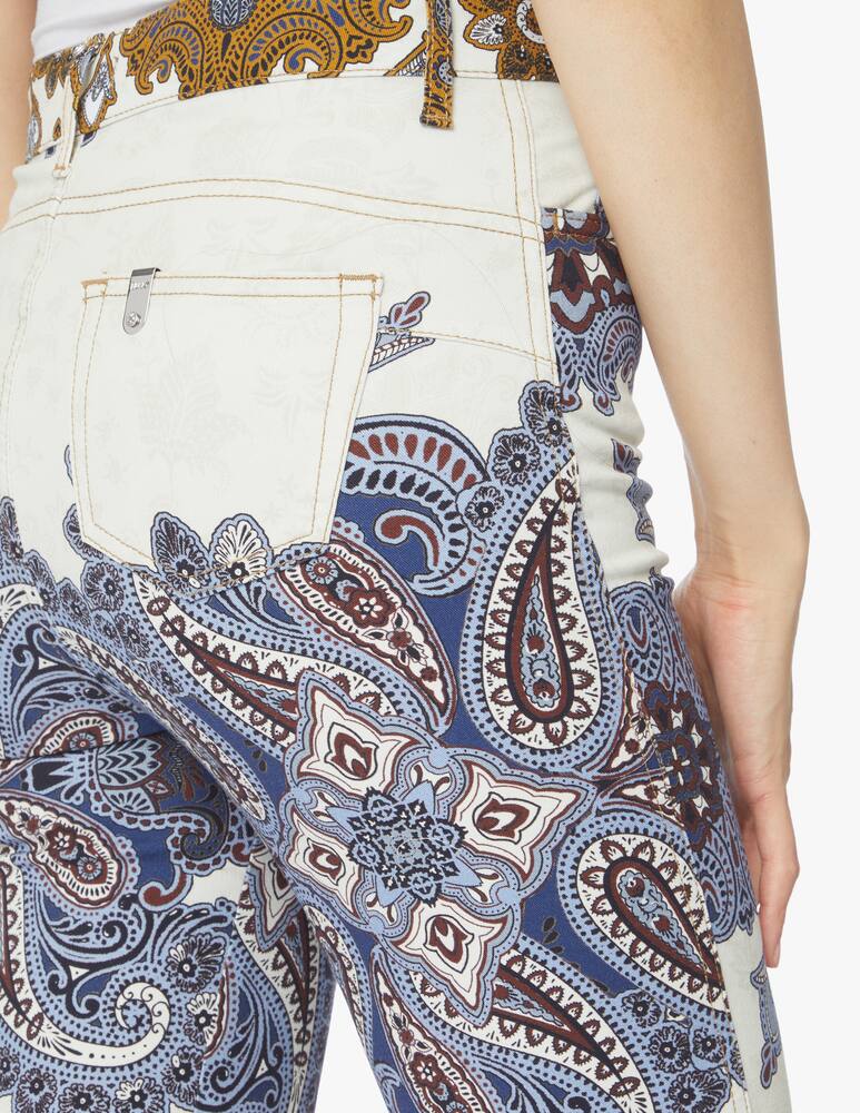 rinascente Liu Jo Pantaloni a gamba dritta stampa paisley - multicolor