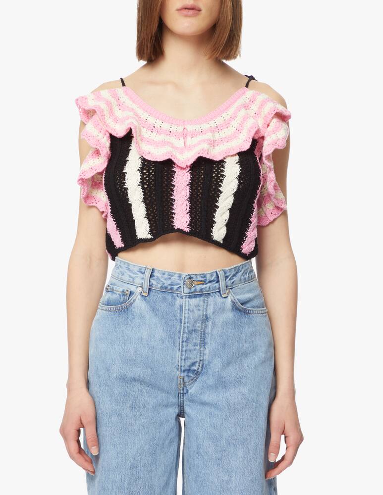rinascente MSGM Crochet top