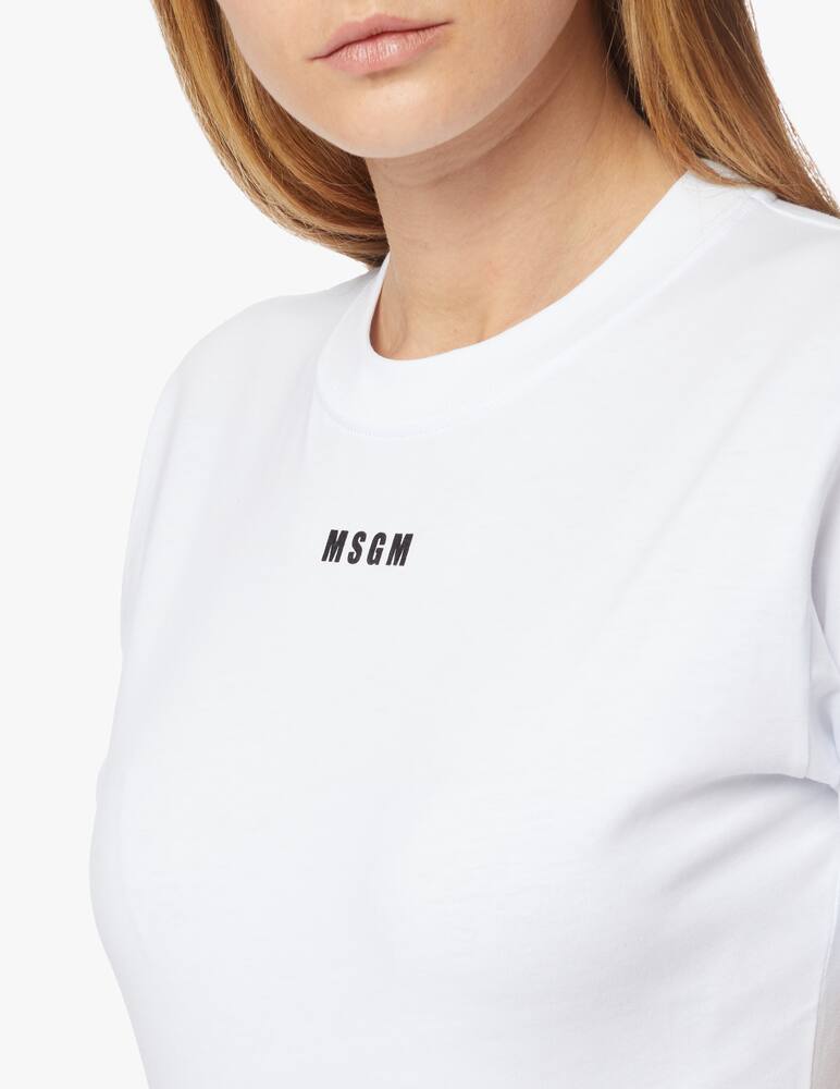 rinascente MSGM Cotton bodysuit with logo