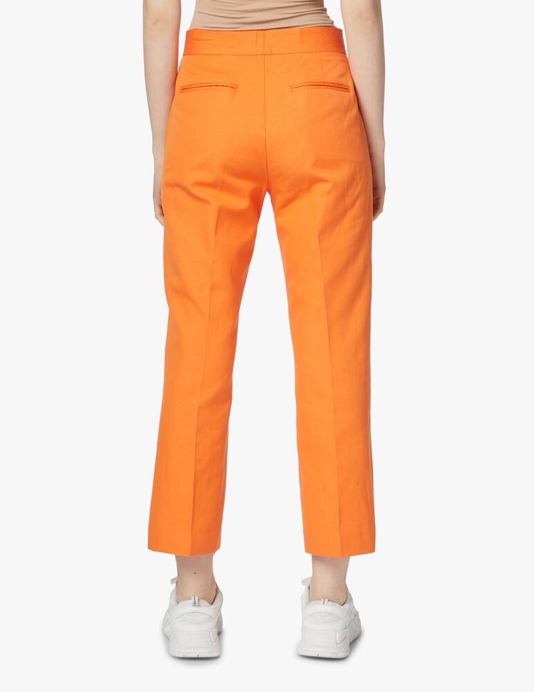 rinascente MSGM Linen cropped trousers