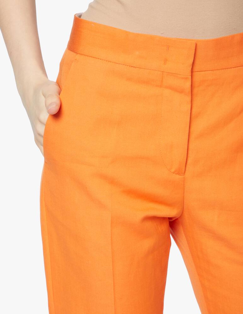 rinascente MSGM Linen cropped trousers