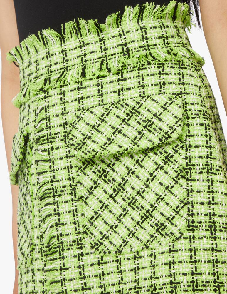 rinascente MSGM Tweed mini skirt