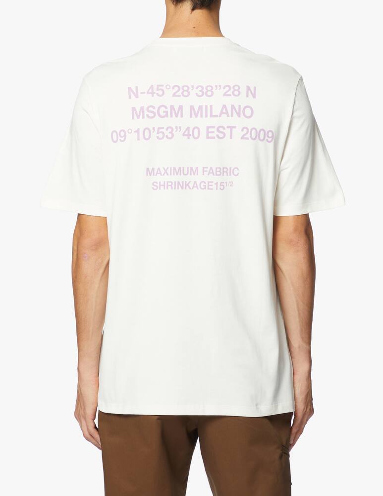 rinascente MSGM T-shirt logo mountain