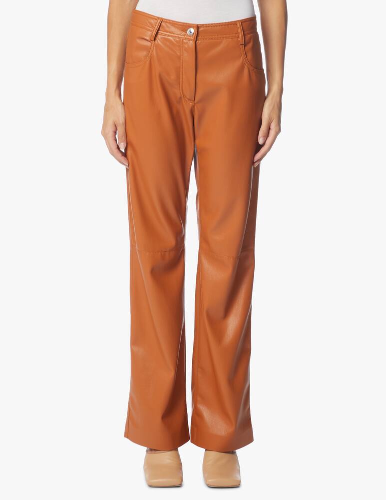 rinascente MSGM Faux leather straight pants