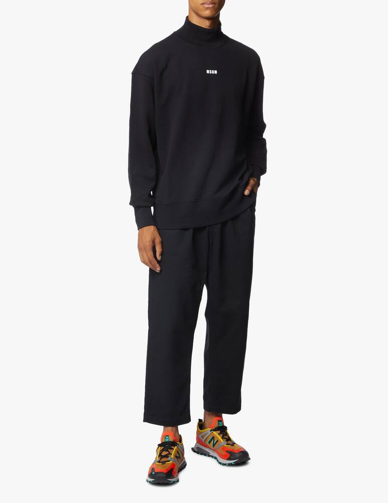 rinascente MSGM Tutleneck logo sweatshirt