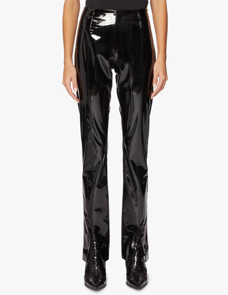 rinascente MSGM Pantaloni a sigaretta e vita alta in vinil