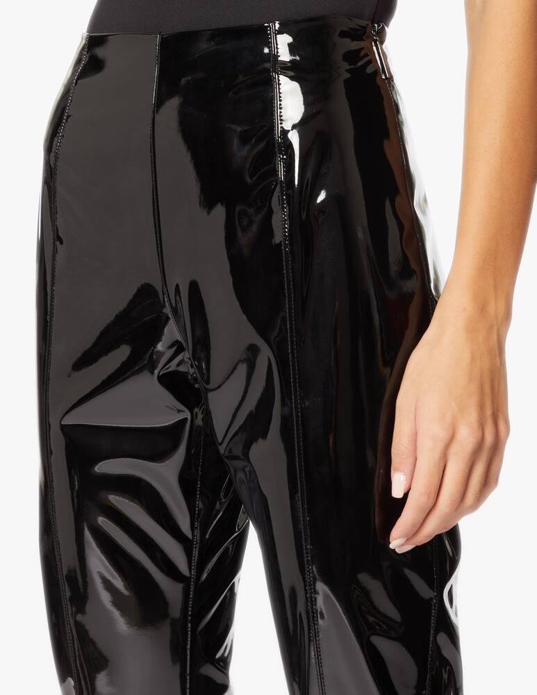 rinascente MSGM Pantaloni a sigaretta e vita alta in vinil