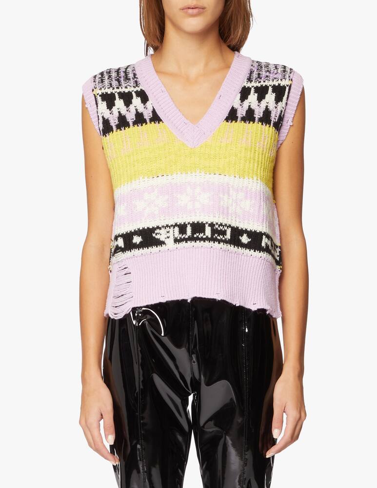 rinascente MSGM Gilet in misto lana