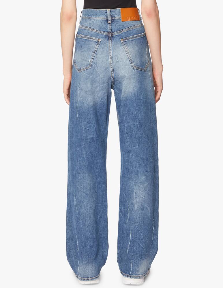 rinascente MSGM Jeans boyfriend a vita media in cotone