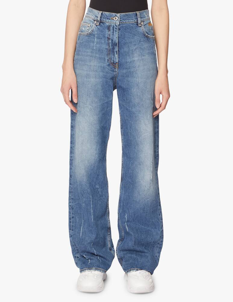 rinascente MSGM Jeans boyfriend a vita media in cotone
