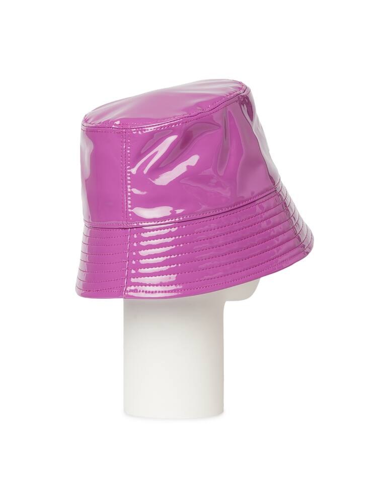 rinascente MSGM Vynil bucket hat with logo