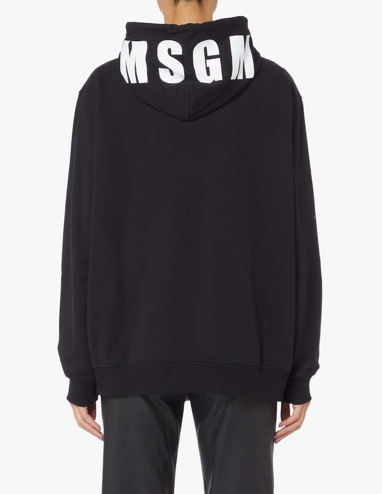MSGM Felpa con cappuccio over logo - immagine 3 MSGM Felpa con cappuccio over logo - immagine 3