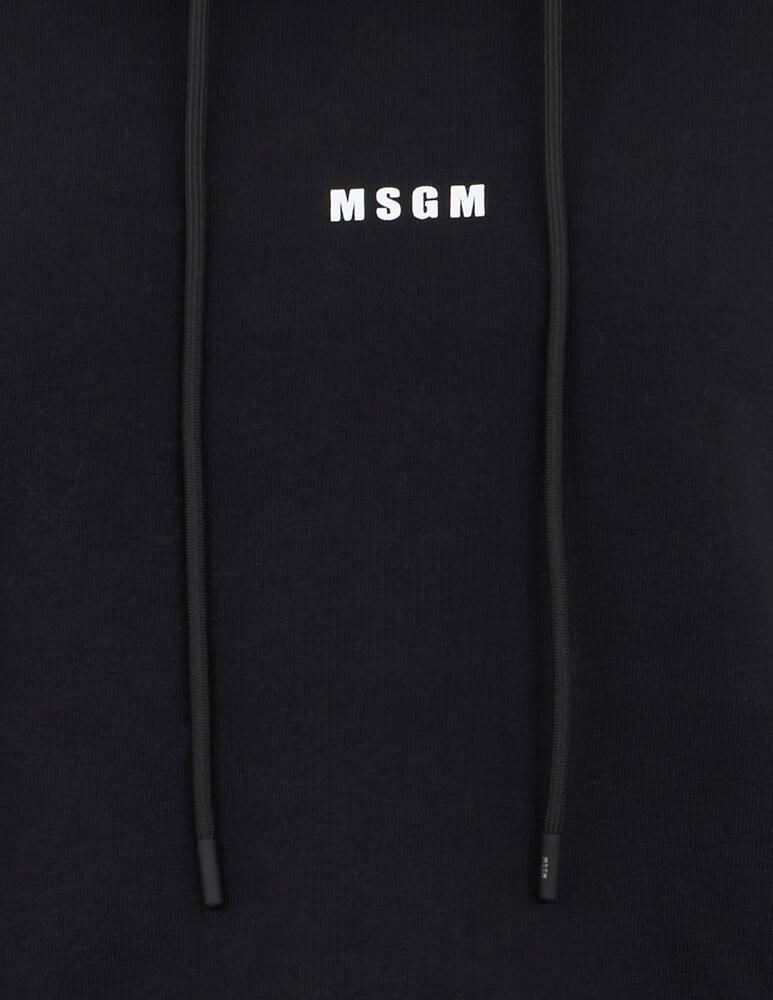 rinascente MSGM Felpa manica lunga in cotone con logo