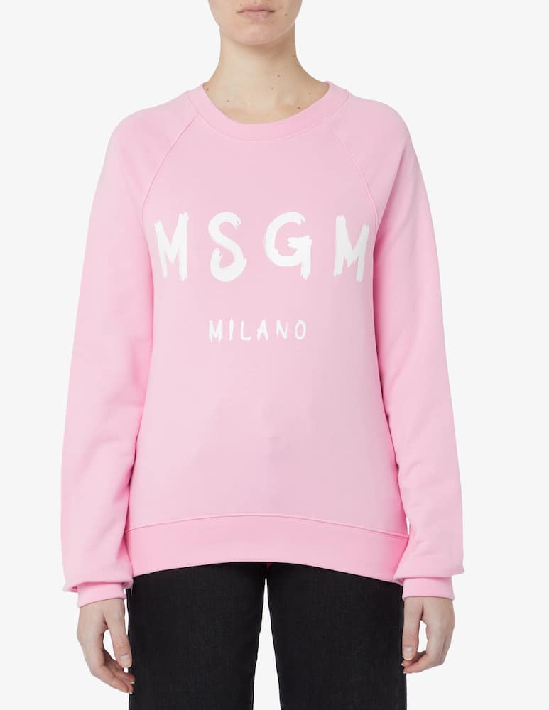 MSGM Sweatshit with brushed logo - picture 1 MSGM Sweatshit with brushed logo - picture 1