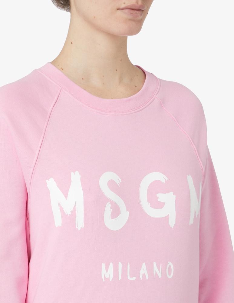 MSGM Sweatshit with brushed logo - picture 4 MSGM Sweatshit with brushed logo - picture 4