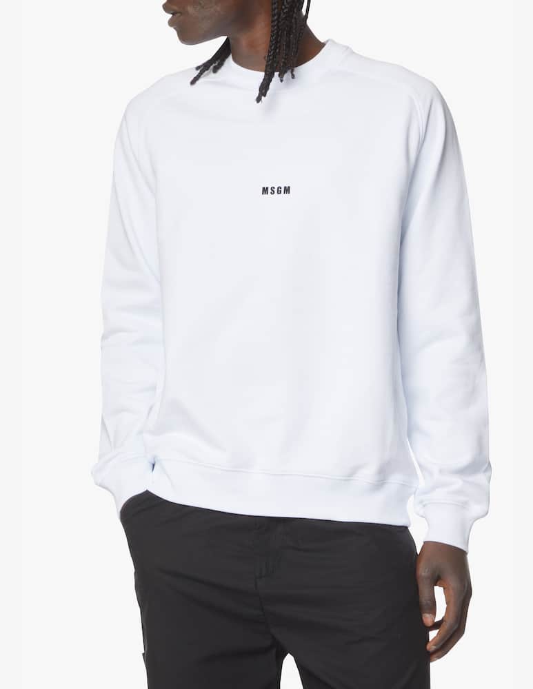 MSGM Felpa girocollo mini logo - immagine 1 MSGM Felpa girocollo mini logo - immagine 1