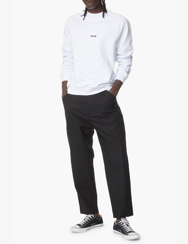 rinascente MSGM Felpa girocollo mini logo 