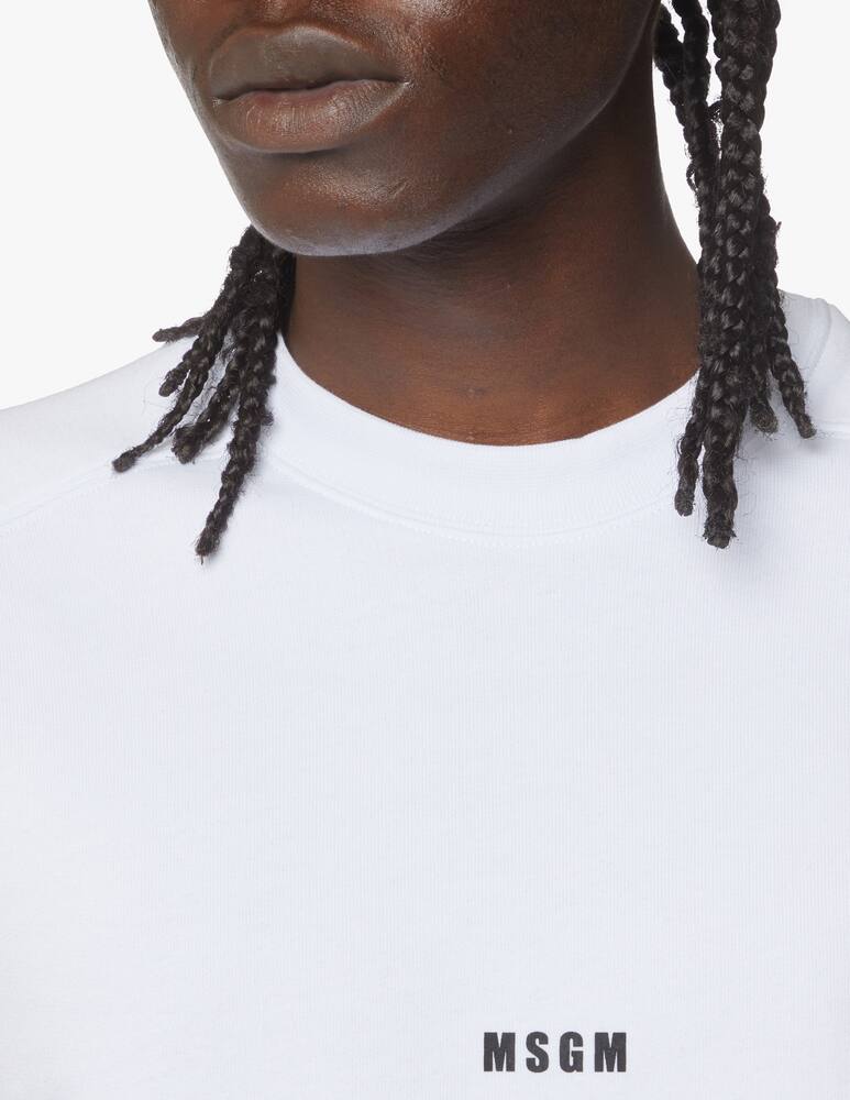 rinascente MSGM Felpa girocollo mini logo 