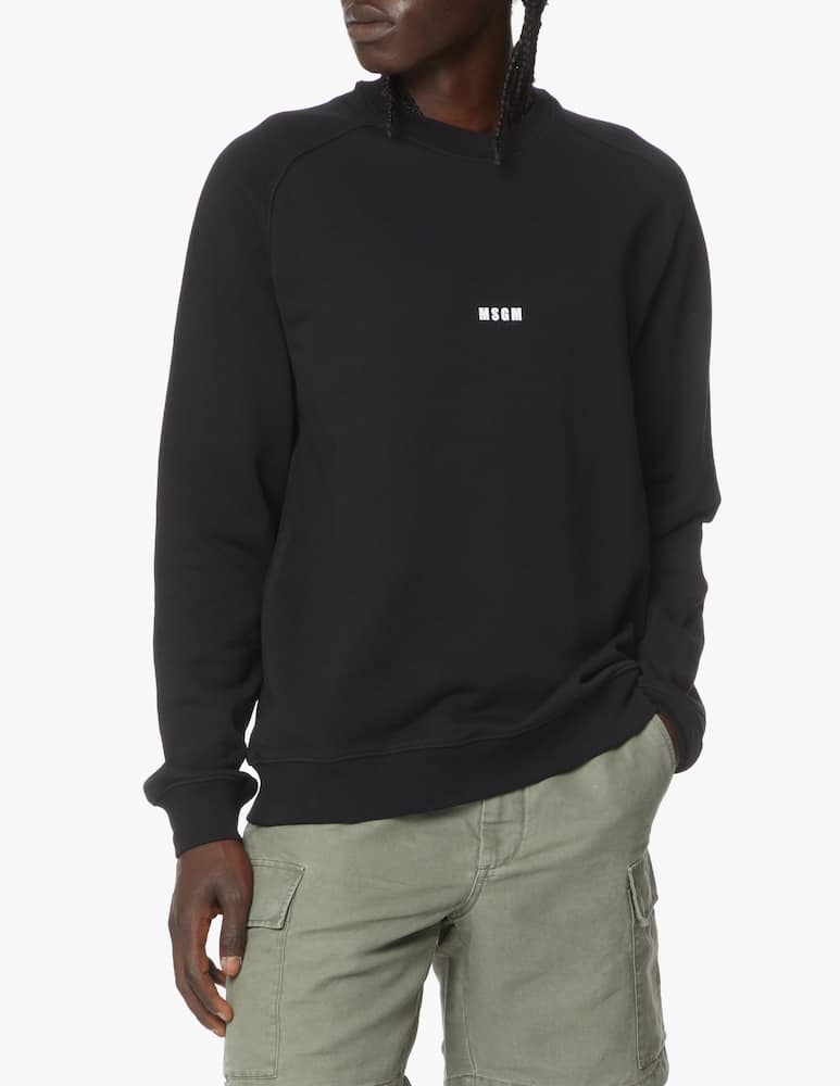 MSGM Felpa girocollo mini logo - immagine 1 MSGM Felpa girocollo mini logo - immagine 1
