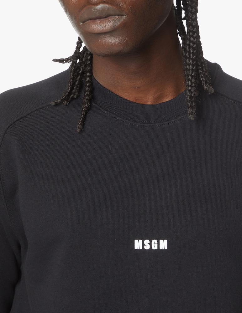 MSGM Felpa girocollo mini logo - immagine 4 MSGM Felpa girocollo mini logo - immagine 4