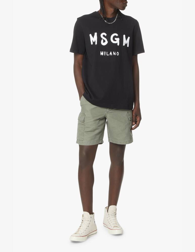MSGM Maglietta manica corta logo spray - immagine 2 MSGM Maglietta manica corta logo spray - immagine 2