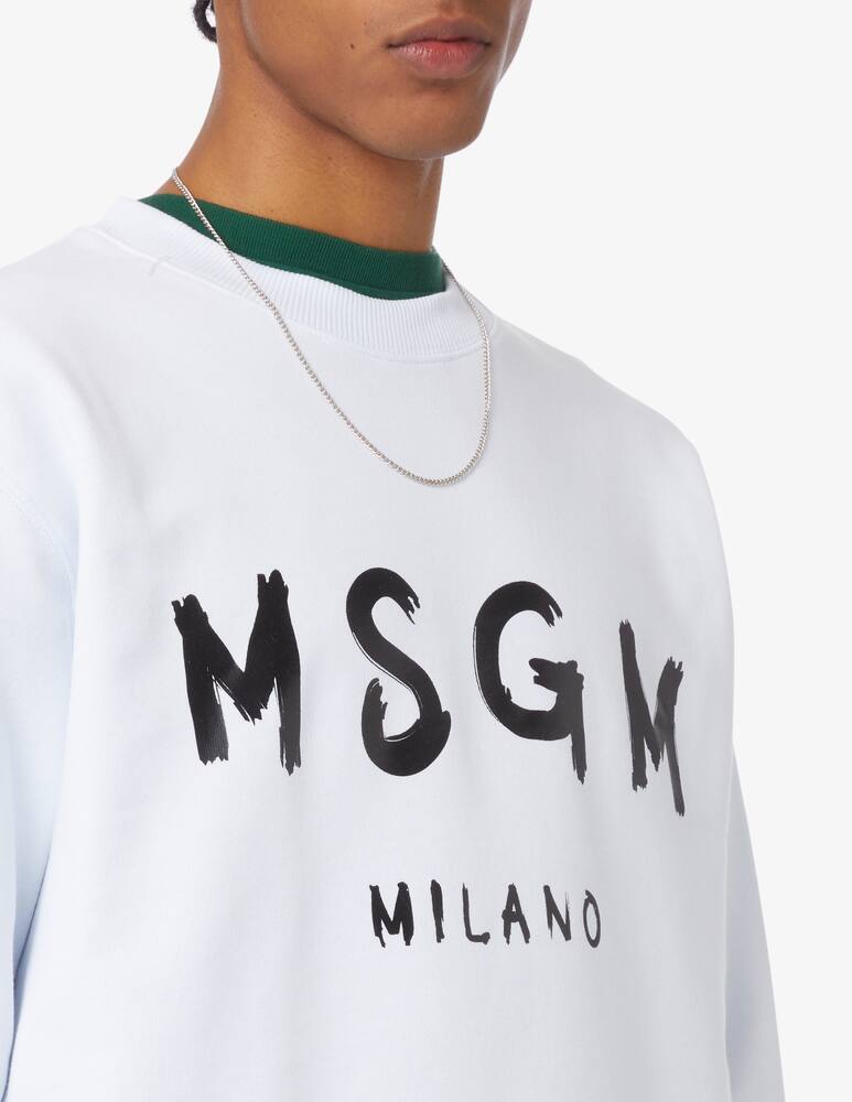 rinascente MSGM Felpa con scritta 