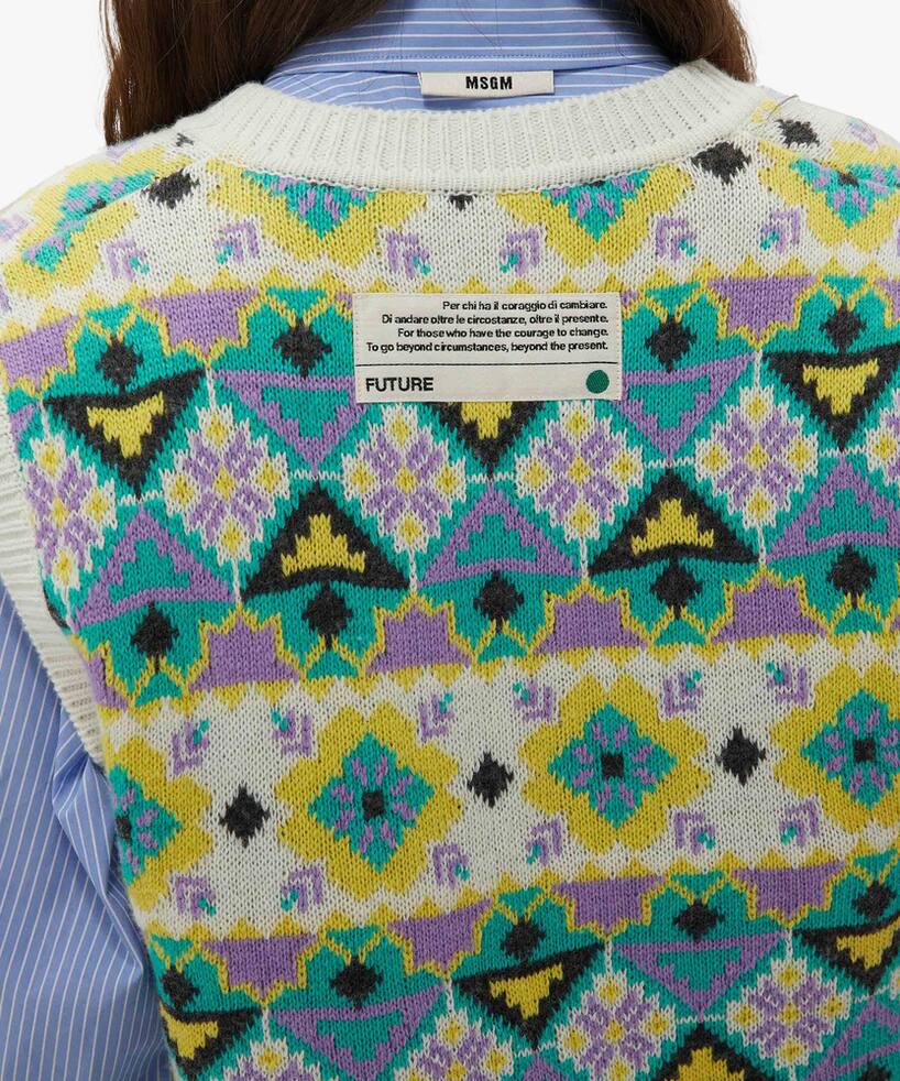 rinascente MSGM Wool blend vest