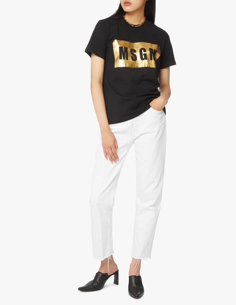 rinascente MSGM T-shirt in cotone con logo