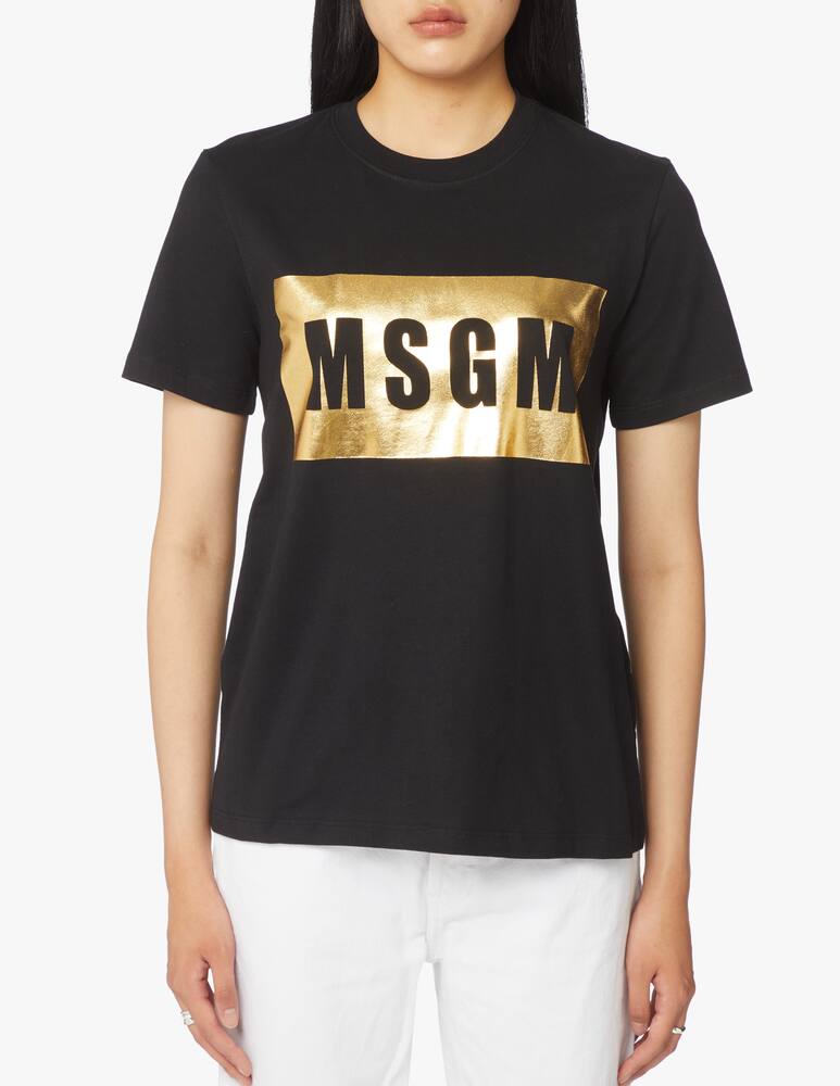 rinascente MSGM T-shirt in cotone con logo