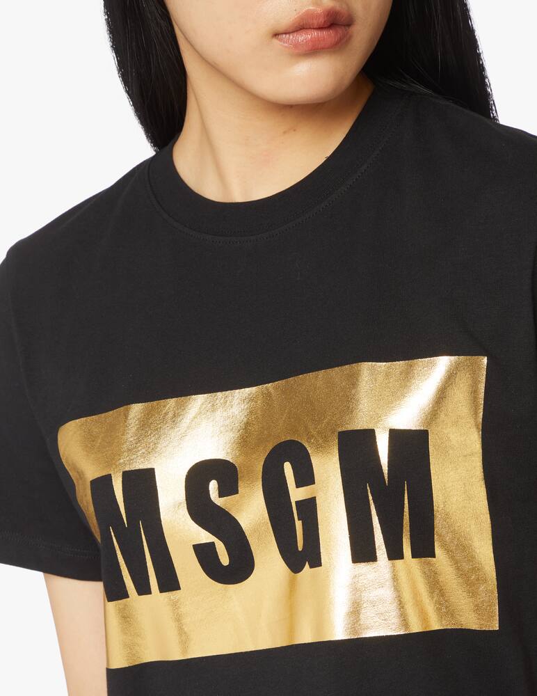 rinascente MSGM T-shirt in cotone con logo