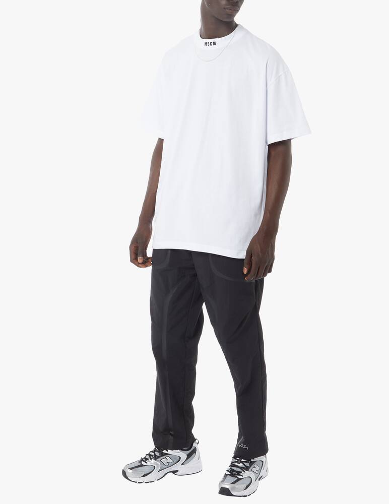 rinascente MSGM T-shirt con logo sul colletto