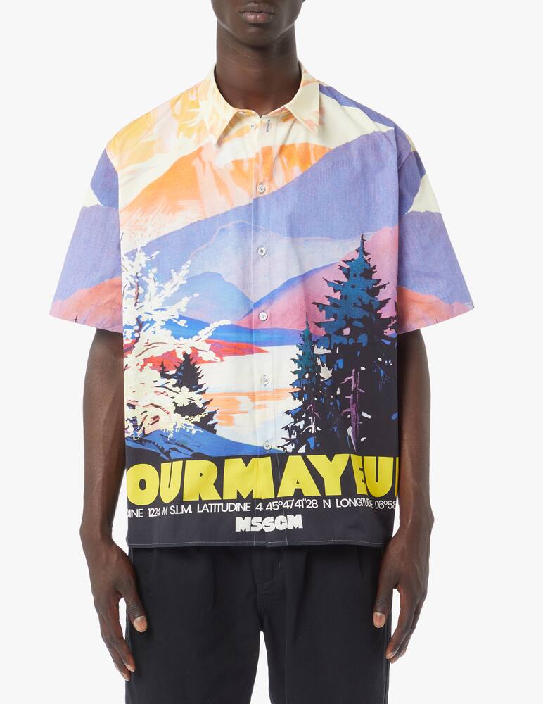 rinascente MSGM Courmayeur shirt