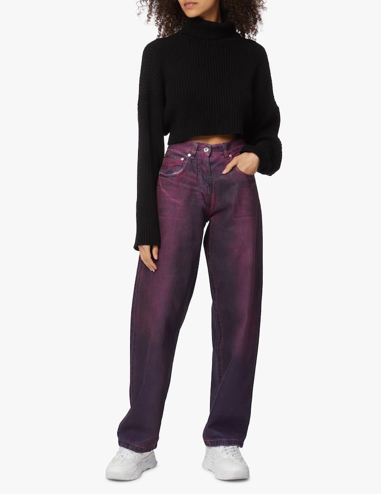 rinascente MSGM Jeans a carrota e vita alta