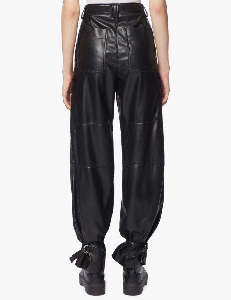 rinascente MSGM Faux leather cargo pants