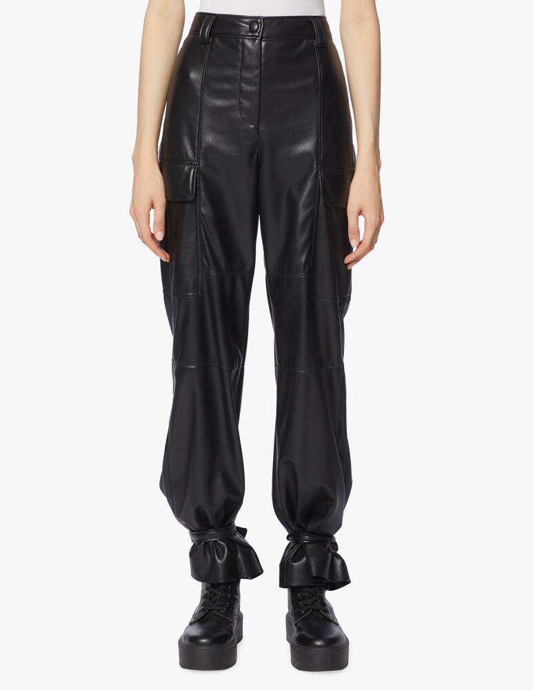 rinascente MSGM Faux leather cargo pants
