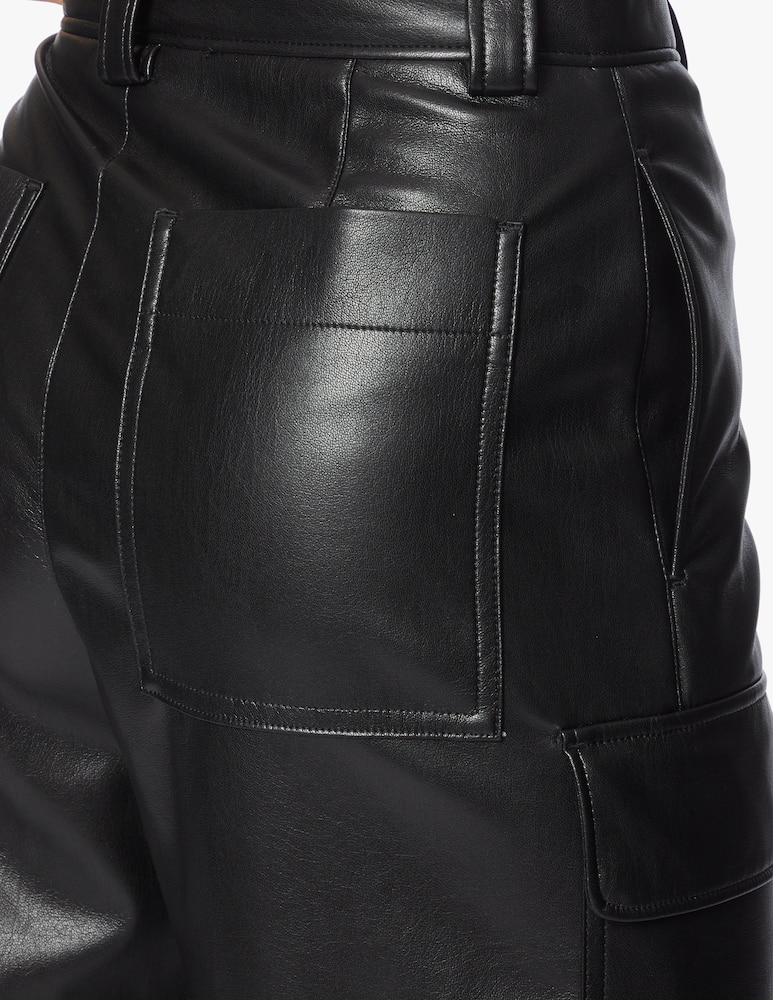 rinascente MSGM Faux leather cargo pants