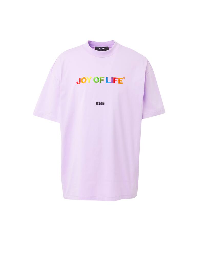 rinascente MSGM Maglietta joy of my life multicolor - viola